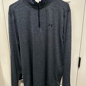 Under Armour Blue Quarter-Zip Golf Pullover